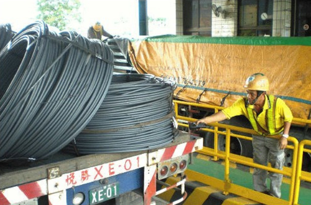 Figure 1 Inspection station personnel use barcode readers to confirm product information